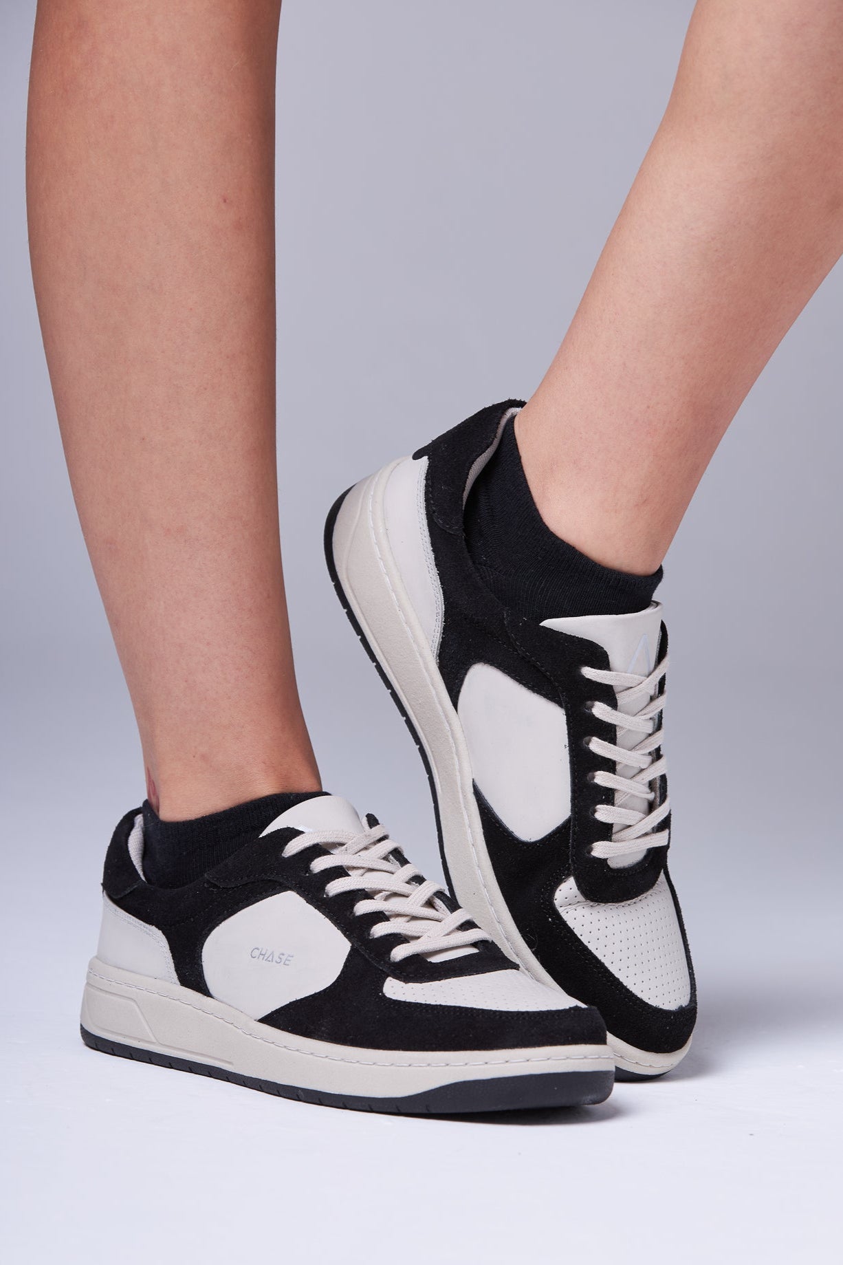 Meia Chase Low Black