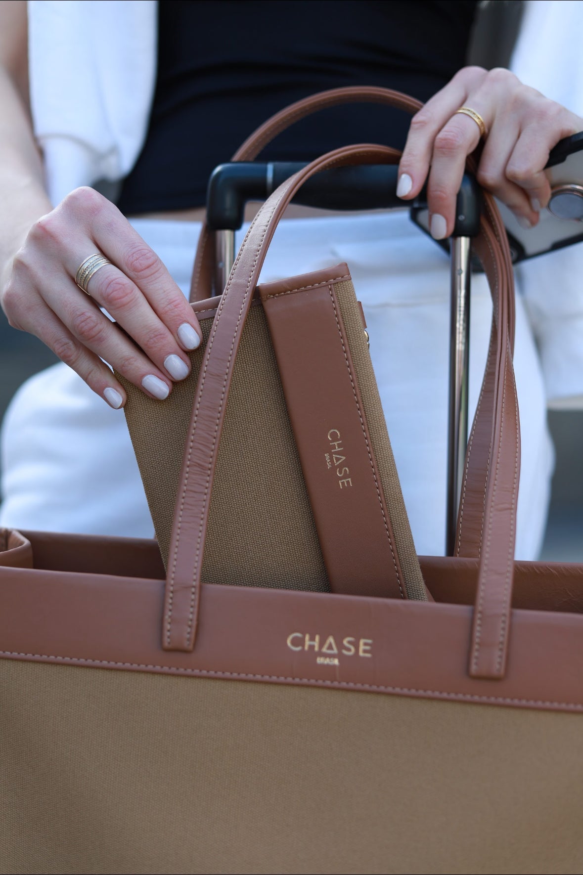 Chase TOTE Bag Brown