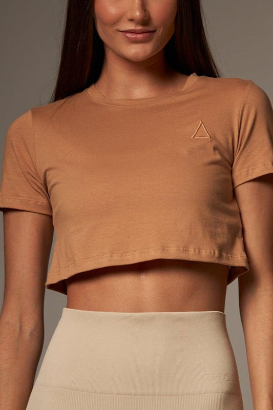 Cropped Essential Bege - chasebrasil.com