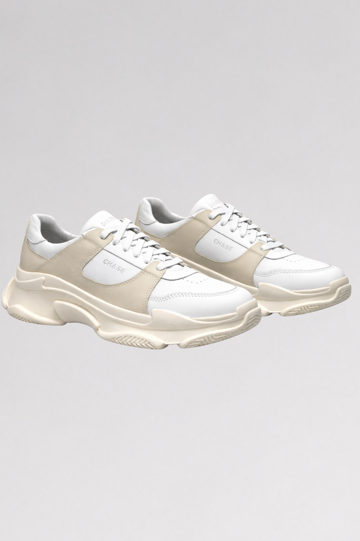 Chase Sneakers High White Gray