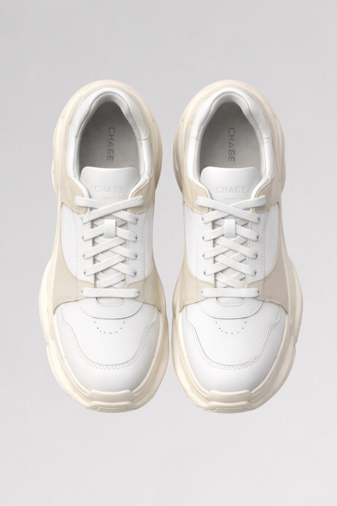 Chase Sneakers High White Gray