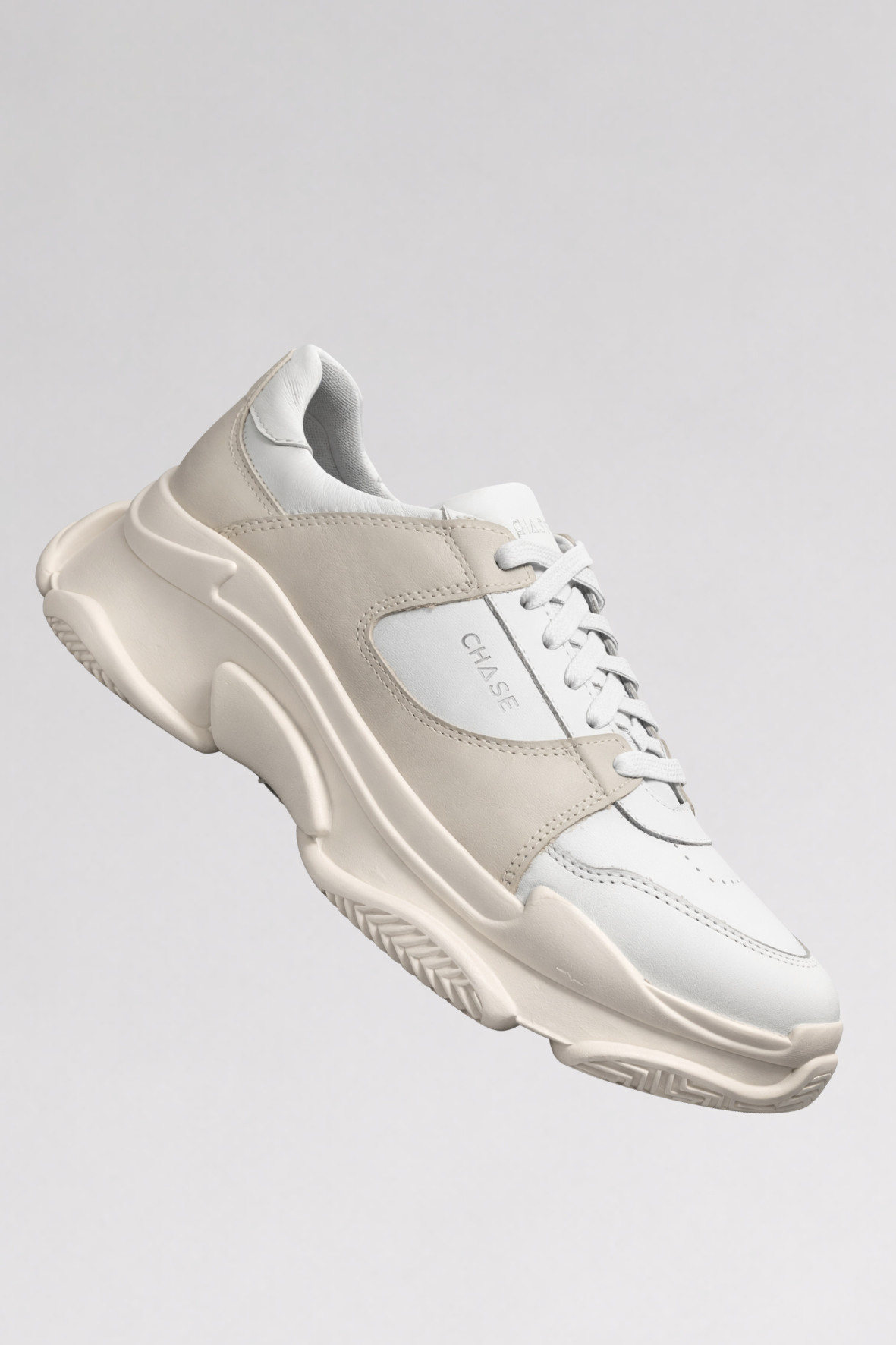 Chase Sneakers High White Gray
